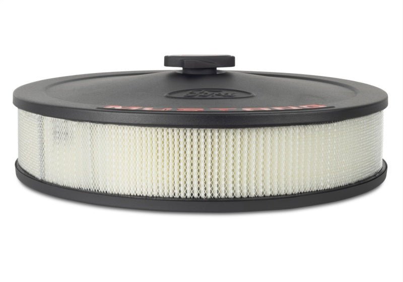Ford Racing Air Cleaner Kit - Black Crinkle Finish w/ Red Mustang Emblem - JDMuscleShop the look 2frp302-362