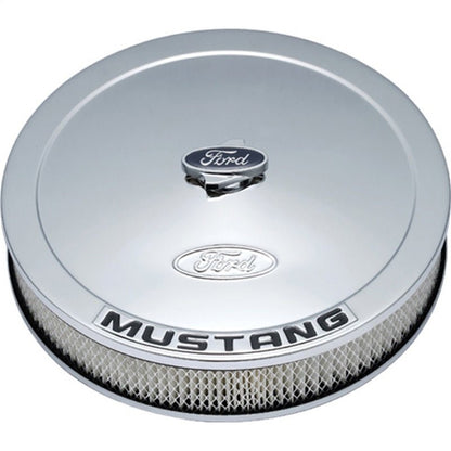 Ford Racing Air Cleaner Kit - Chrome w/Mustang Emblem - JDMuscleShop the look 2frp302-361