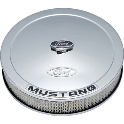 Ford Racing Air Cleaner Kit - Chrome w/Mustang Emblem - JDMuscleShop the look 2frp302-361