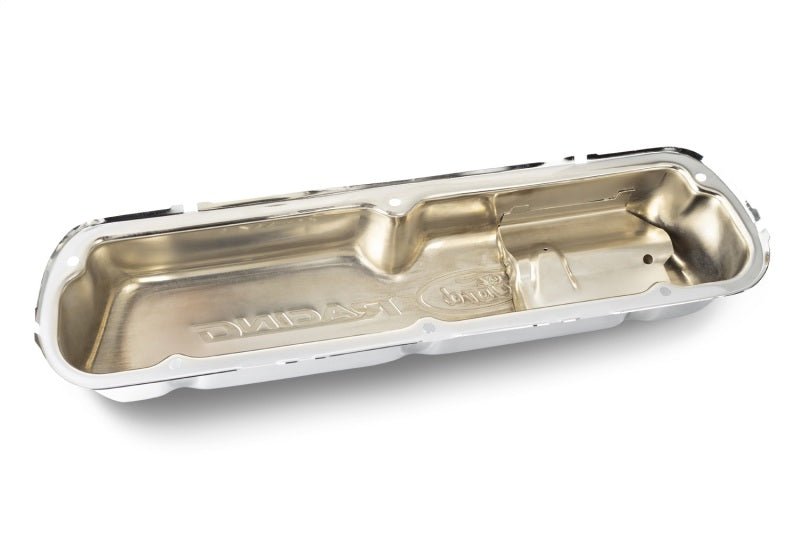 Ford Racing Ford Mustang Logo Stamped Steel Chrome Valve Covers - JDMuscleShop the look 2frp302-100