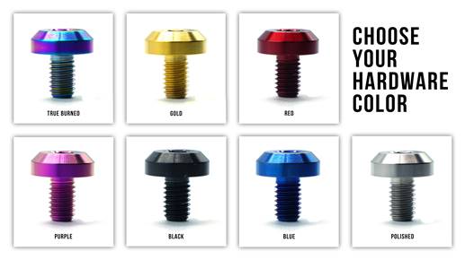 Fortune Auto Dress Up Bolts Titanium Fasteners - MITSUBISHI - JDMuscleCOH-006-TiMitsubishi Lancer (CJ4A) 96 - 00'True Burned