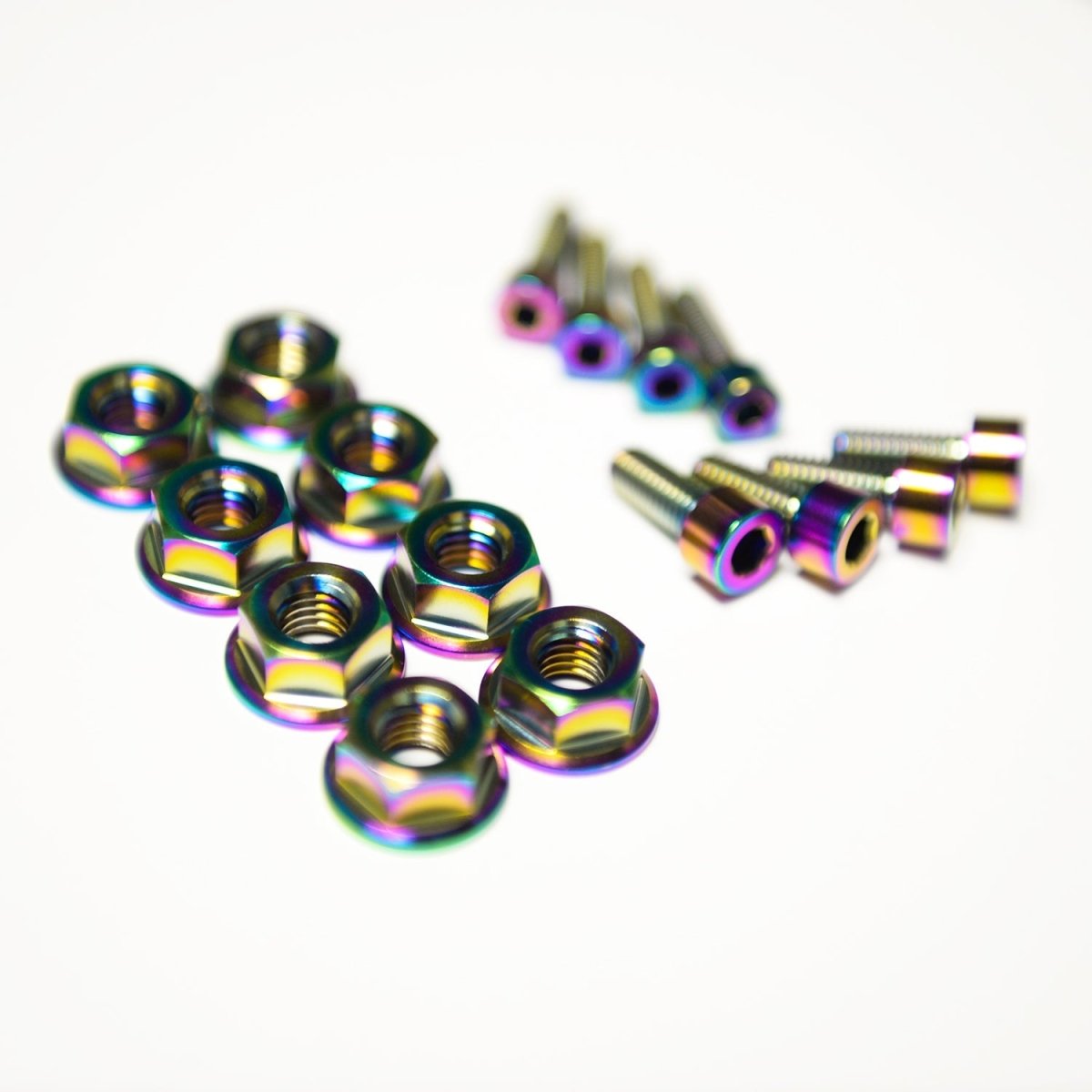 Fortune Auto Dress Up Bolts Titanium Fasteners - MITSUBISHI - JDMuscleCOH-006-TiMitsubishi Lancer (CJ4A) 96 - 00'True Burned