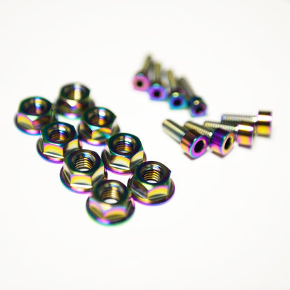 Fortune Auto Dress Up Bolts Titanium Fasteners - MITSUBISHI - JDMuscleCOH-006-TiMitsubishi Lancer (CJ4A) 96 - 00'True Burned