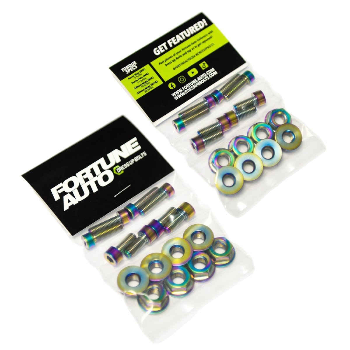 Fortune Auto Dress Up Bolts Titanium Fasteners - NISSAN - JDMuscleCOH-027-TiNissan 300Z (Z32) 90 - 96'True Burned