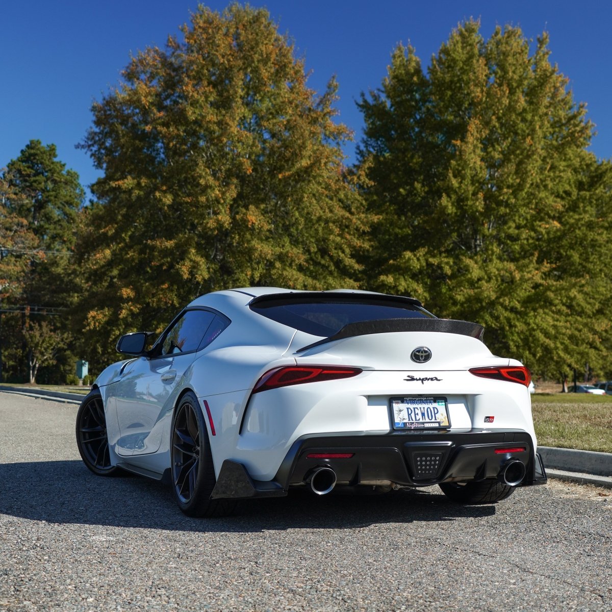 Fortune Auto Toyota Supra (A90) 2020+ - Variable Height Lowering Springs - JDMuscleToyota Supra (A90) 2020+4K Front / 12K Rear