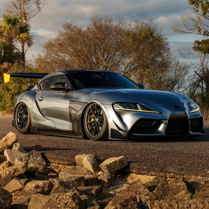 Front Bumper Canards for GR Supra (A90/91) - JDMuscleOEMPD-A90-FBC-SBSatin Black