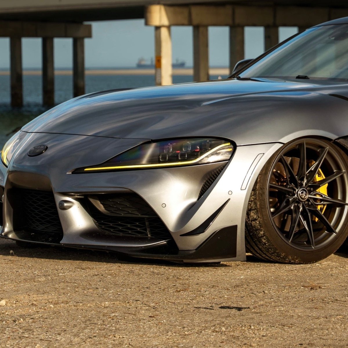 Front Bumper Canards for GR Supra (A90/91) - JDMuscleOEMPD-A90-FBC-SBSatin Black
