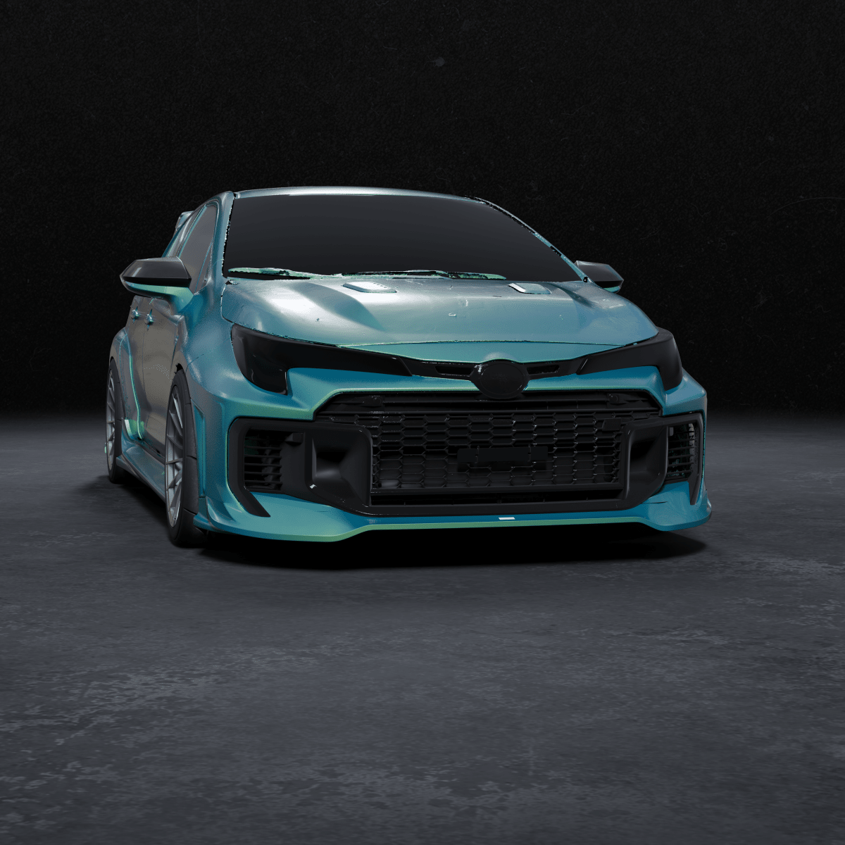 Front Lip [25 - 26 TOYOTA GR COROLLA] KOUKI - JDMuscleFront LipEP-GRC2-FL-PUPolyurethane (Unpainted)