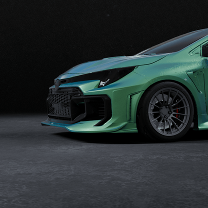 Front Lip [25 - 26 TOYOTA GR COROLLA] KOUKI - JDMuscleFront LipEP-GRC2-FL-PUPolyurethane (Unpainted)