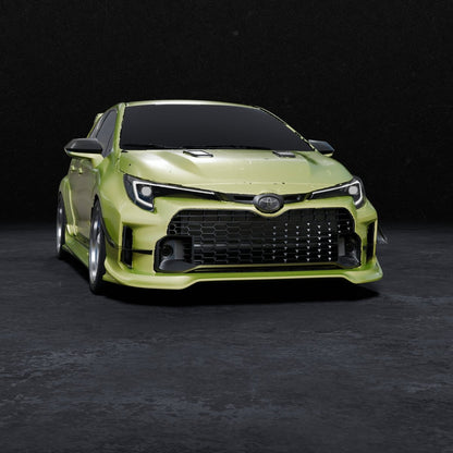 Front Lip V2 [23 - 24 TOYOTA GR COROLLA] ZENKI - JDMuscleFront LipEP-GRC-FLV2-PUPolyurethane (Unpainted)