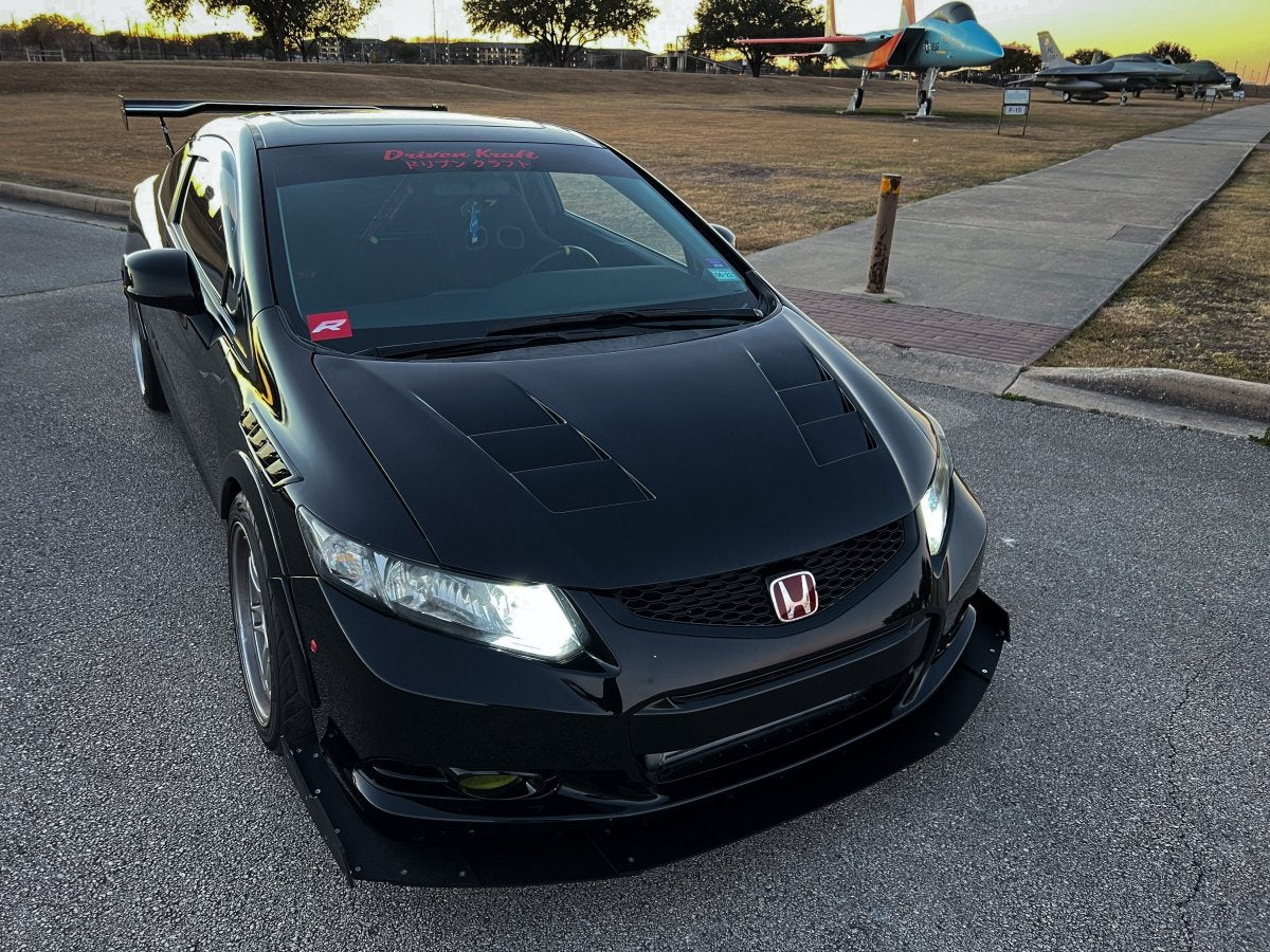 Front Splitter [12 - 13 Honda Civic Si Coupe] FG4 - JDMuscleSplittersku-15021961412643