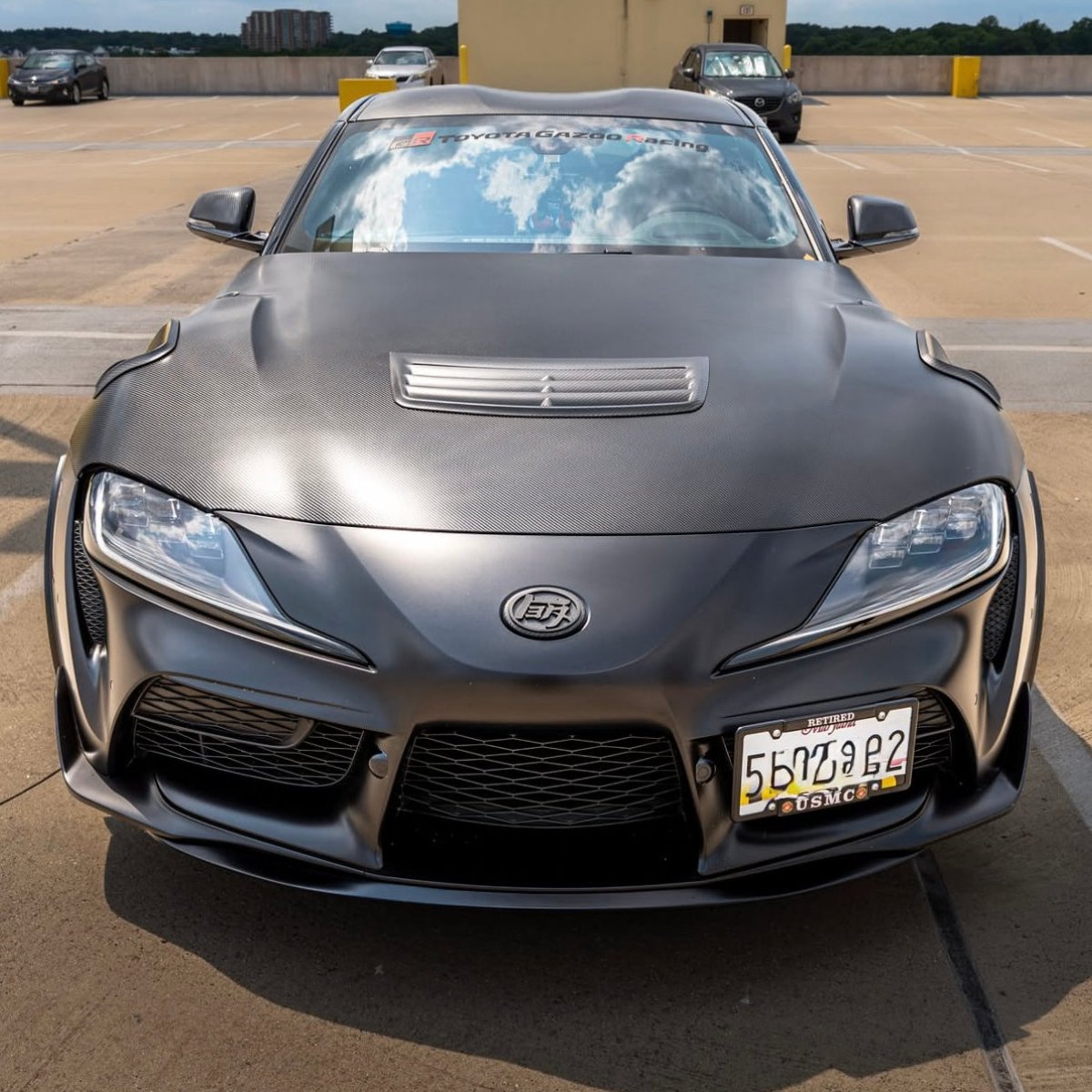 Front Splitter for GR Supra (A90/91) - JDMuscleFront Wind SplitterOEMPD-A90-FS-SBSatin Black