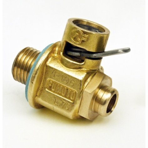 Fumoto Quick Drain Valve w/ Short Nipple and Lever Clip M20x1.5 Most EJ Series / 3.0 Series / 3.6R Series Engine Subaru Models | F105S - LC - 10 - JDMuscleValvesF105S-LC-10