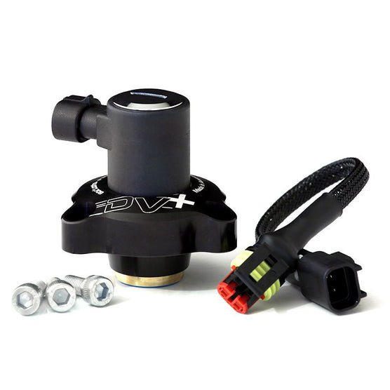 Go Fast Bits [22 - 26 WRX] DV+ Diverter Valve w/ Integrated Solenoid Black - JDMuscleValvesgfbT9383