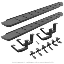 Go Rhino 05 - 22 Tacoma RB10 Running Boards W/ Mounting Brackets 2 Pairs of Drop Steps Bedliner Coating | 6344298720T - JDMuscleExterior Bracketsgor6344298720T