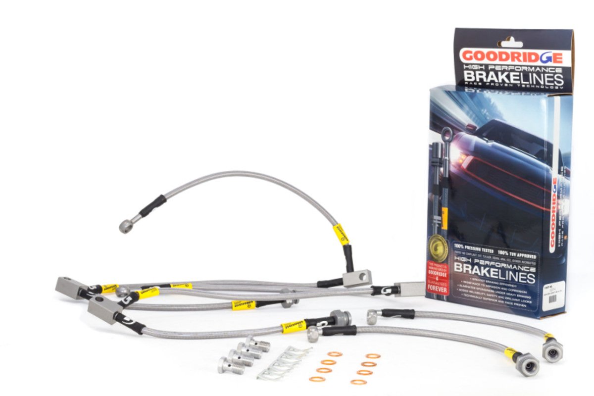 Goodridge 03+ 350z/G35 Brake Lines | incl. Brembro kits | 22074 - JDMuscleBrake Linesgri22074