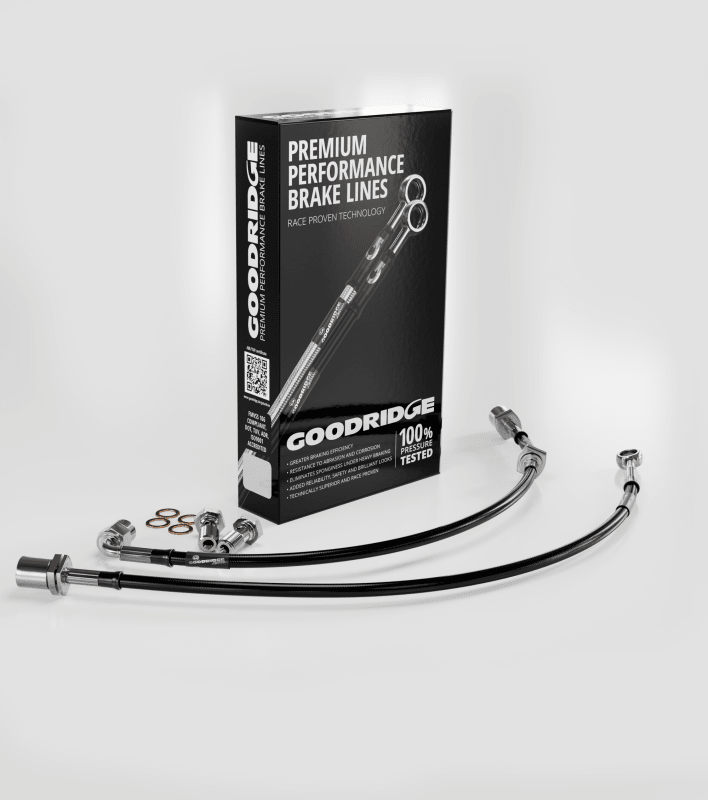 Goodridge 06 - 09 Honda S2000 Stainless Steel Front Brake Lines - JDMuscleSPKgri20112F