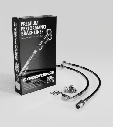 Goodridge [08 - 15 Mitsubishi Lancer] Stainless Steel Front Brake Lines - JDMuscleBrake Linesgri26053F