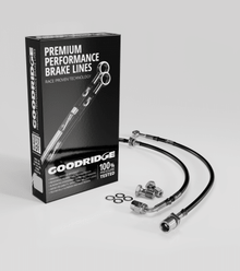 Goodridge [08 - 15 Mitsubishi Lancer] Stainless Steel Front Brake Lines - JDMuscleBrake Linesgri26053F
