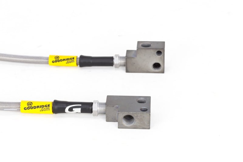 Goodridge [17-18 Civic Type R (FK8)] G-Stop Stainless Steel Brake Line Kit - Silver - JDMuscleBrake Linesgri20039