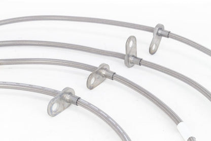 Goodridge [17-18 Civic Type R (FK8)] G-Stop Stainless Steel Brake Line Kit - Silver - JDMuscleBrake Linesgri20039