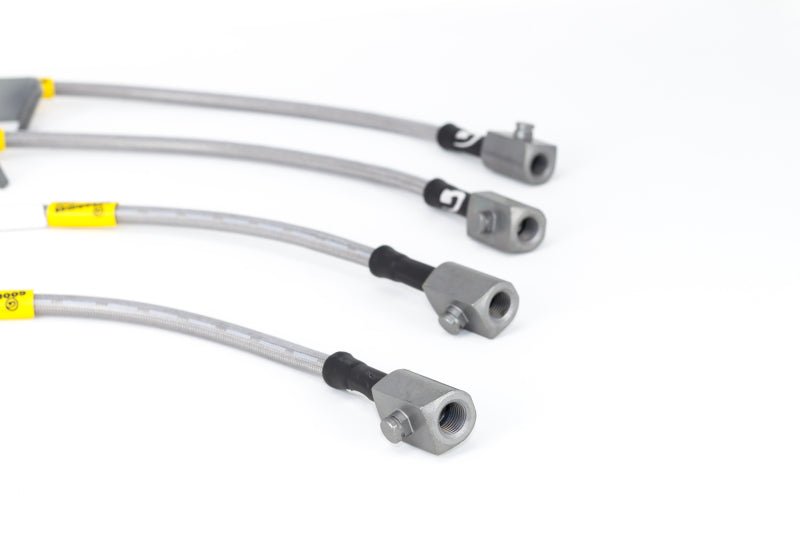Goodridge G - STOP SS Braided Brake Line Kit for 2011 - 2013 Ford Mustang with ABS | gri12364 - JDMuscleSPK13523