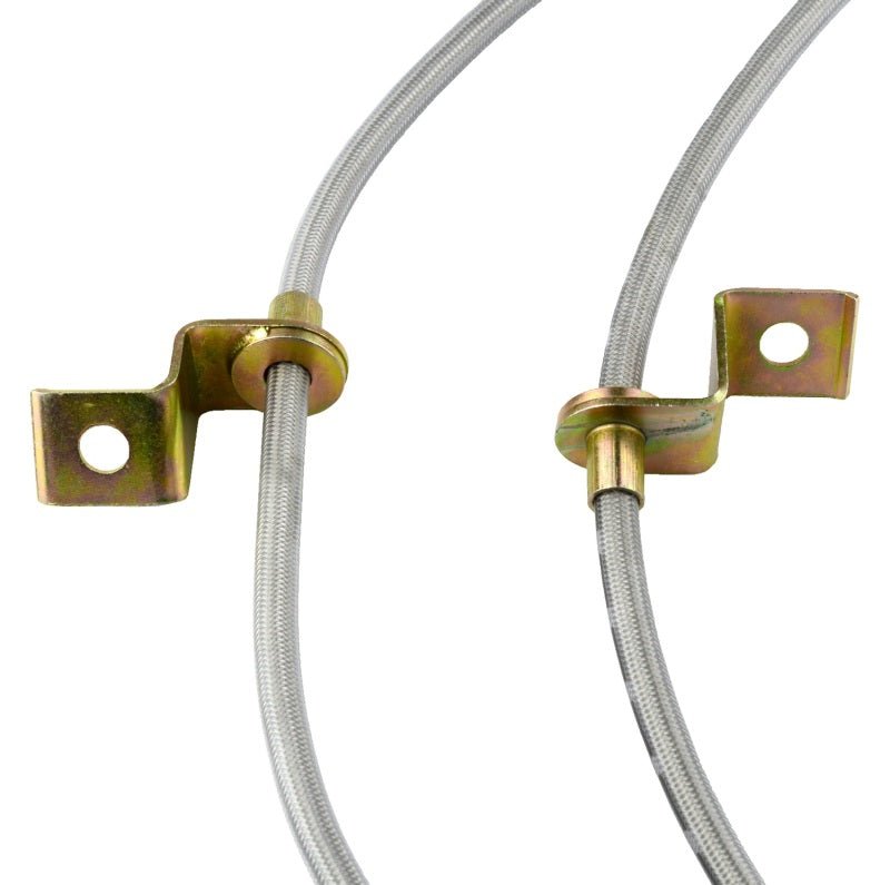 Goodridge G - STOP SS Braided Brake Line Kit for 2011 - 2013 Ford Mustang with ABS | gri12364 - JDMuscleSPK13523