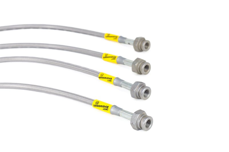 Goodridge G - STOP SS Braided Brake Line Kit for Chevrolet Corvette 1988 - 1992 | gri12203 - JDMuscleSPK13566