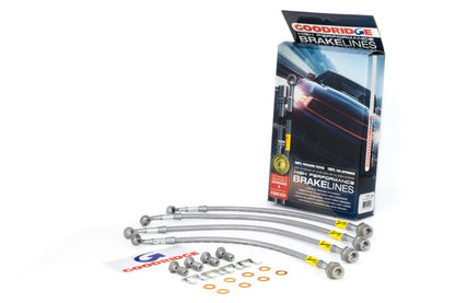 Goodridge G - STOP SS Braided Brake Line Kit for Chevrolet Corvette 1988 - 1992 | gri12203 - JDMuscleSPK13566
