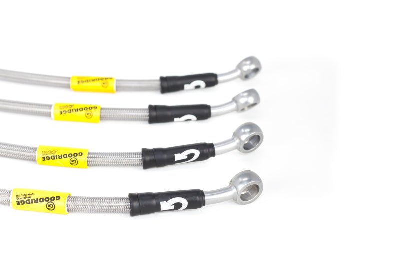 Goodridge G - STOP SS Braided Brake Line Kit for Chevrolet Corvette (1997 - 2004) | gri12206 - JDMuscleSPK13528
