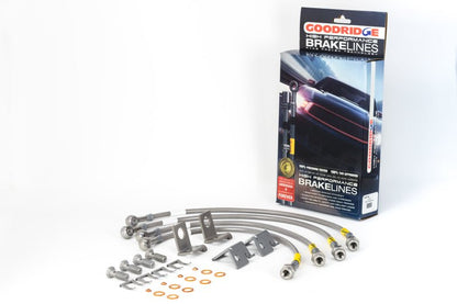 Goodridge GRI12291 Stainless Steel Brake Line Kit for Chevrolet Corvette (2006 - 2013) | gri12291 - JDMuscleSPK13530