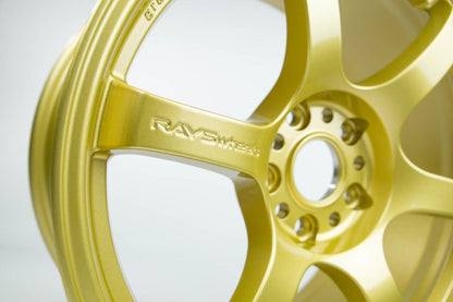 Gram Lights 15 - 25 WRX / 11 - 21 STI 57DR E8 Gold 18x9.5 5x114.3 38mm Offset | WGIX38EEGP - JDMuscleWheelsglsWGIX38EEGP