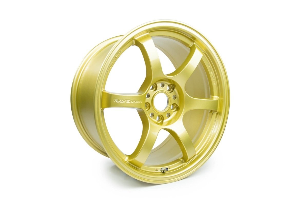 Gram Lights 15 - 25 WRX / 11 - 21 STI 57DR E8 Gold 18x9.5 5x114.3 38mm Offset | WGIX38EEGP - JDMuscleWheelsglsWGIX38EEGP