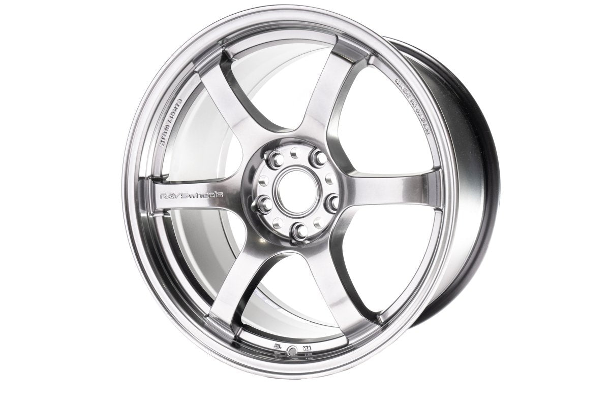 Gram Lights 15 - 25 WRX / 11 - 21 STI 57DR Grace Silver 18x9.5 5x114.3 38mm Offset | WGIX38EQNK - JDMuscleWheelsglsWGIX38EQNK