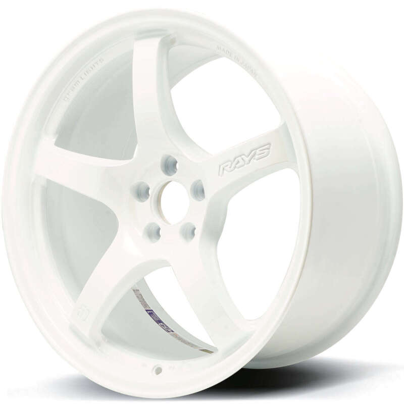 Gram Lights 57CR 18X10.5 +12MM / 5X114.3in. - Ceramic Pearl | Min Order Qty 20 - JDMuscleWheelsglsWGCRAC12ECPP
