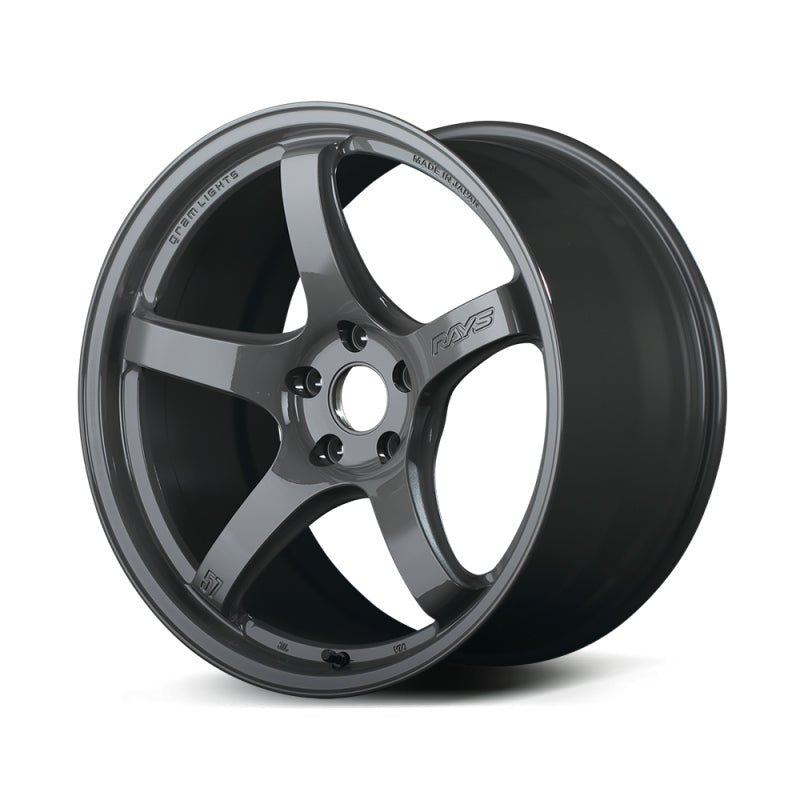 Gram Lights 57CR 18x10.5 +22 5x114.3 Glossy Gray Wheel - JDMuscleWheelsglsWGCRAC22EAG
