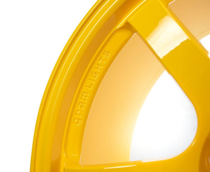 Gram Lights 57DR Mach Yellow 18x9.5 5x114 38mm Offset | WGIX38EWXZ - JDMuscleWheelsglsWGIX38EWXZ
