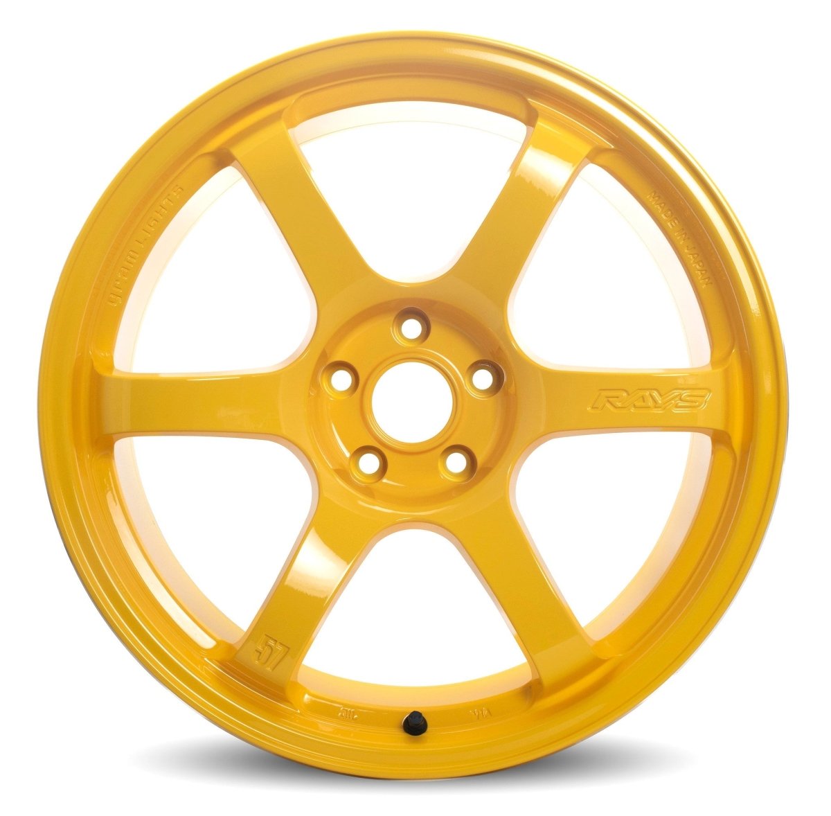 Gram Lights 57DR Mach Yellow 18x9.5 5x114 38mm Offset | WGIX38EWXZ - JDMuscleWheelsglsWGIX38EWXZ