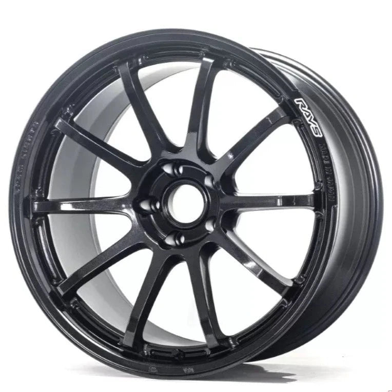Gram Lights 57NR 18X7.5 +38 5 - 114.3 Glass Black | WGNT38E6NJ - JDMuscleWheelsglsWGNT38E6NJ