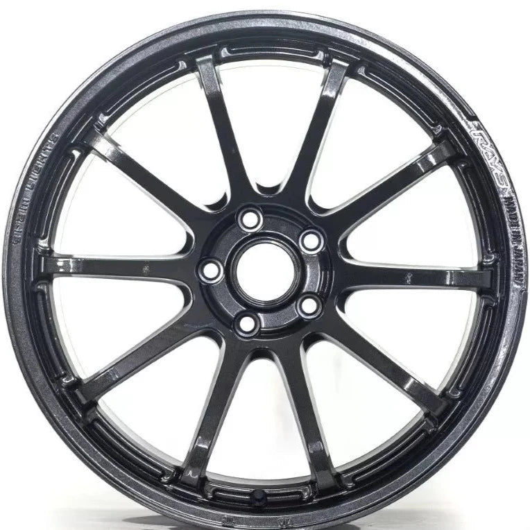Gram Lights 57NR 18X7.5 +38 5 - 114.3 Glass Black | WGNT38E6NJ - JDMuscleWheelsglsWGNT38E6NJ