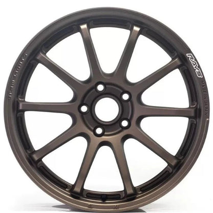 Gram Lights 57NR 18X8.5 +38 5 - 100 Dark Bronze Wheel | WGNV38DJPJ - JDMuscleWheelsglsWGNV38DJPJ