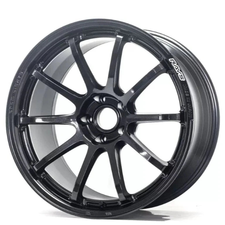 Gram Lights 57NR 18X8.5 +38 5 - 100 Glass Black Wheel | WGNV38D6NJ - JDMuscleWheelsglsWGNV38D6NJ