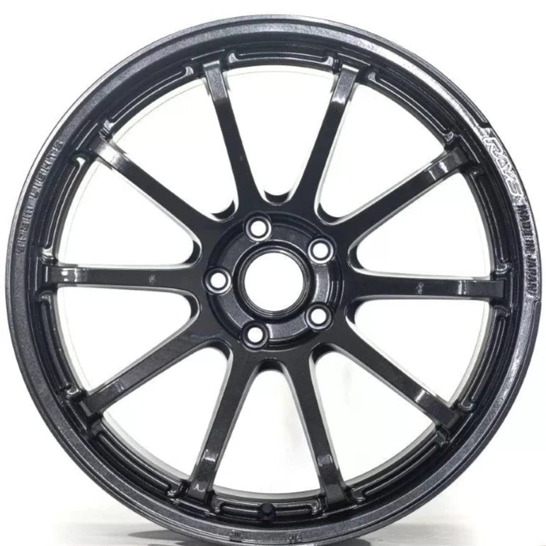 Gram Lights 57NR 18X8.5 +38 5 - 100 Glass Black Wheel | WGNV38D6NJ - JDMuscleWheelsglsWGNV38D6NJ