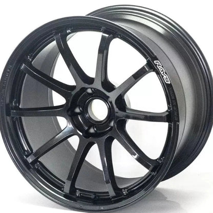 Gram Lights 57NR 18X8.5 +38 5 - 120 Glass Black Wheel | WGNV38W6NJ - JDMuscleWheelsglsWGNV38W6NJ