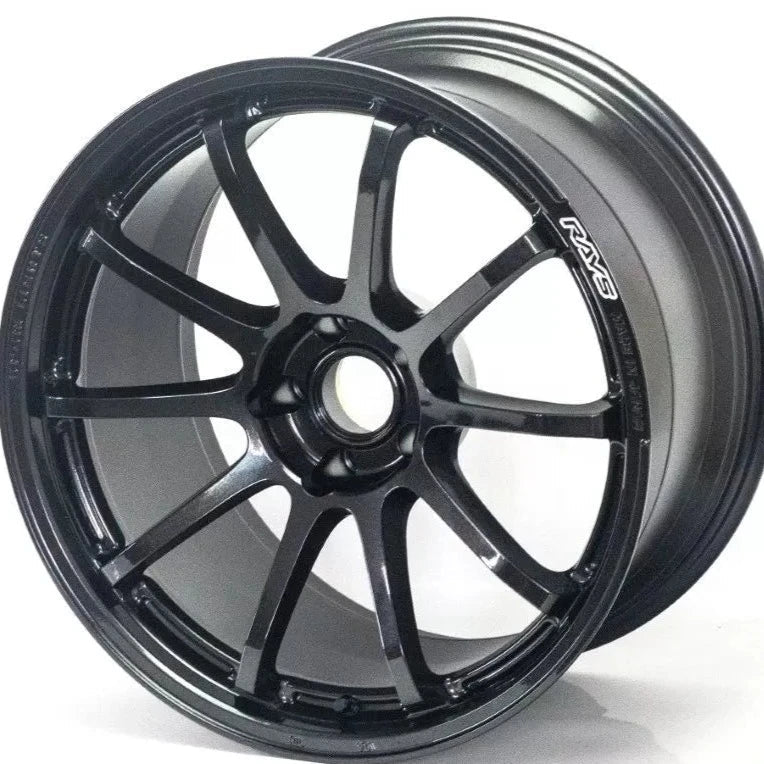 Gram Lights 57NR 18X8.5 +45 5 - 120 Glass Black Wheel | WGNV45W6NJ - JDMuscleWheelsglsWGNV45W6NJ