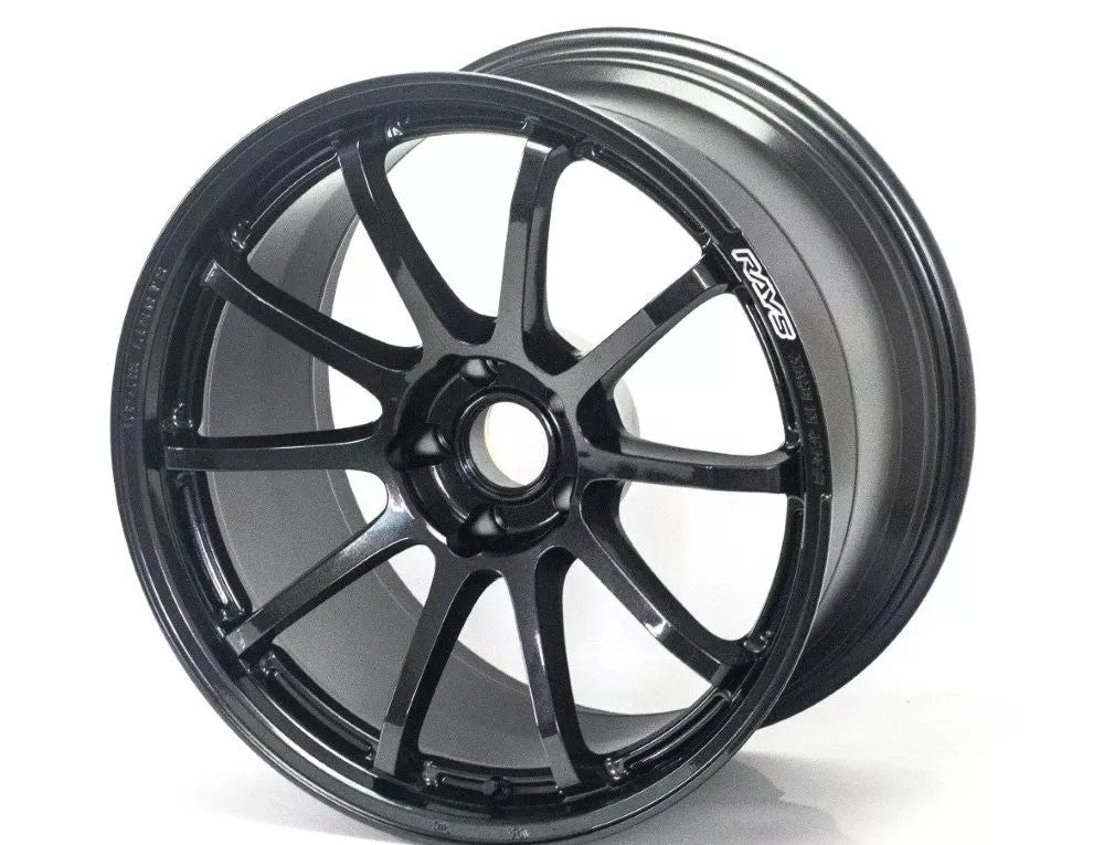 Gram Lights 57NR 18X9.5 +12 5 - 114.3 GLASS BLACK Wheel | WGNX12E6NJ - JDMuscleWheelsglsWGNX12E6NJ