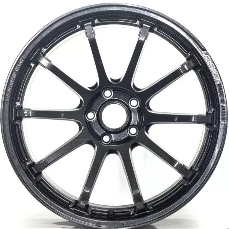 Gram Lights 57NR 18X9.5 +42 5 - 112 Glass Black Wheel | WGNX42M6NJ - JDMuscleWheelsglsWGNX42M6NJ