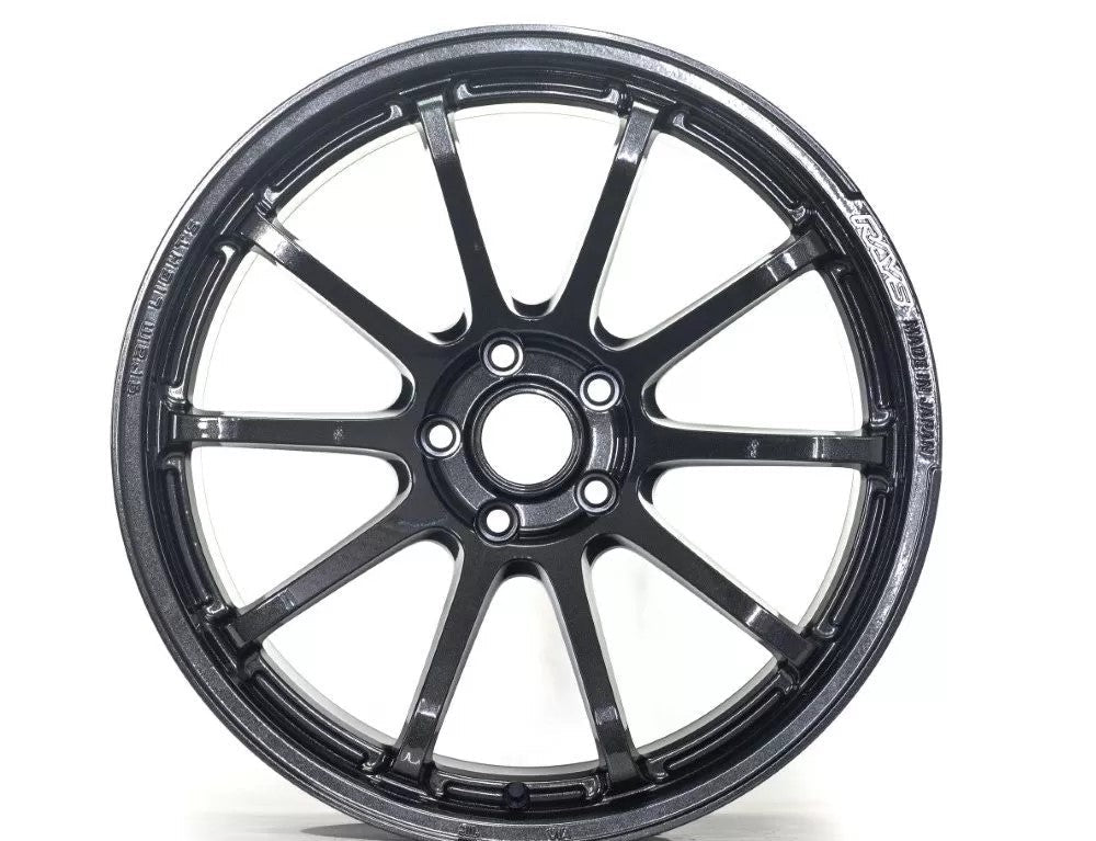 Gram Lights 57NR 19x10.5 +12 5 - 114.3 Glass Black Wheel | WGN612E6NJ - JDMuscleWheelsglsWGN612E6NJ