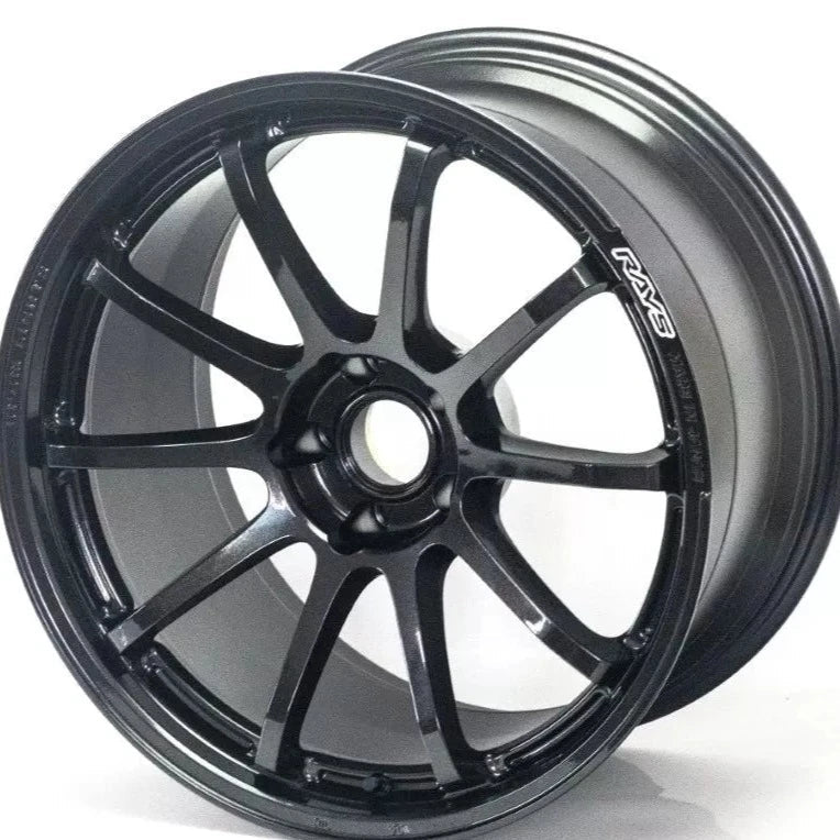 Gram Lights 57NR 19X10.5 +35 5 - 114.3 Glass Black Wheel | WGN635E6NJ - JDMuscleWheelsglsWGN635E6NJ