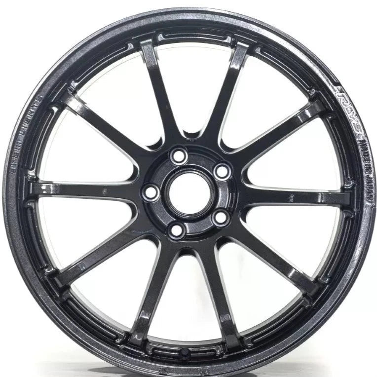 Gram Lights 57NR 19X10.5 +35 5 - 114.3 Glass Black Wheel | WGN635E6NJ - JDMuscleWheelsglsWGN635E6NJ